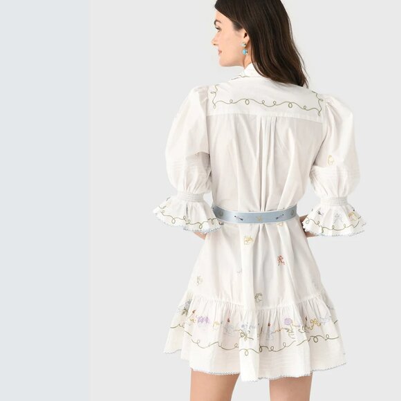 Alemais Giulia Embroidered Mini Dress - Picture 4 of 13